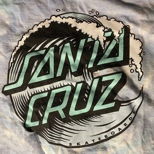 Tie dye Santa Cruz t-shirt